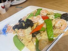 黑松露淮山炒虾丸子-德胜轩正宗顺德菜(宝安沙井会展中心店)