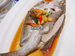 葱椒鲈鱼-绿茶餐厅(布吉万象汇店)