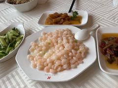 养油清炒虾仁-怡园饭店-餐厅(四望亭店)