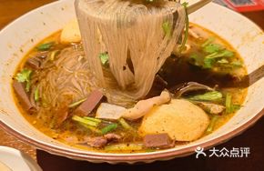 Double Duck Blood and Noodle Soup