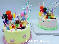 -卡比儿童蛋糕·心意定制·低脂零卡糖动物奶油FancyBALLOON(滨海店)