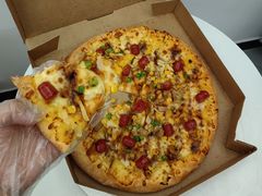 新加坡砂煲腊肠鸡肉披萨-达美乐比萨(东建路店)