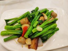 菜心烧肉炒鲮鱼球-广州酒家(昌岗地铁站店)