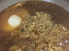 煮方便面加蛋-百丰园海鲜烧烤农家菜(威·至海港湾店)