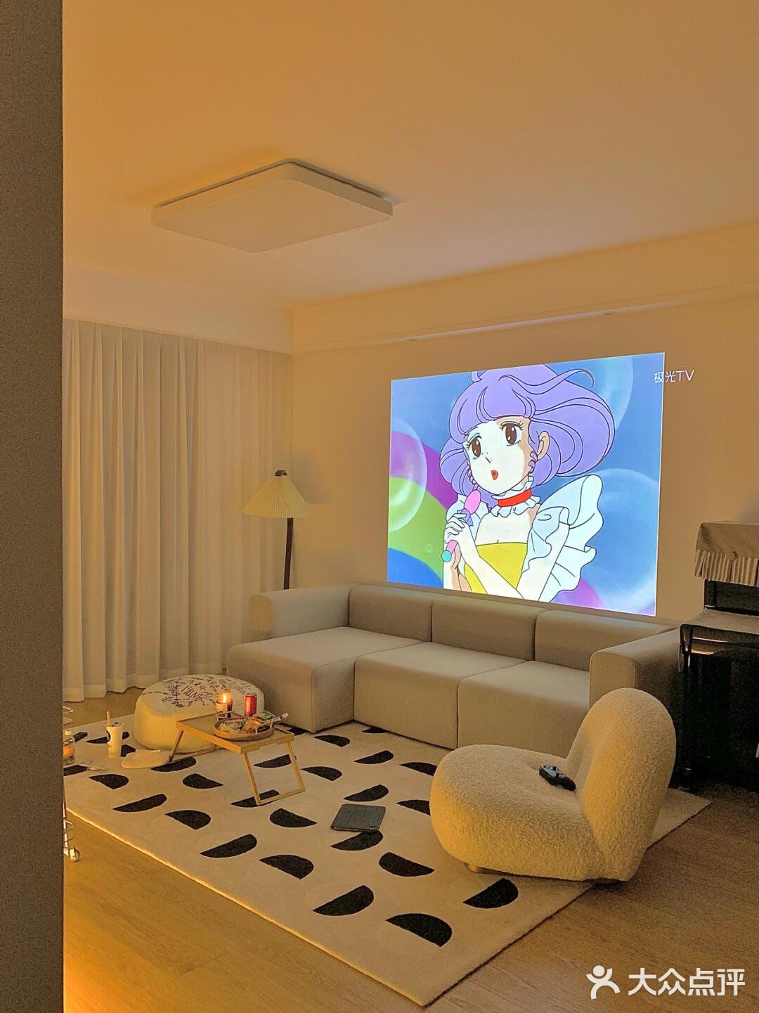 韩式极简客厅｜我家用过的奶油色系地毯合集！