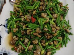 蒜苔炒螺肉-山里饭店(贵安店)