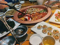 -清真·田园居家酸菜牛肉烤火锅(凤霞路店)