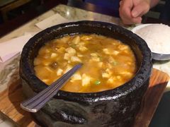 石锅鸡汤豆腐-绿茶餐厅(乐峰广场店)