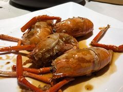 秘制干煎大虾-味可道美食坊(福基路店)