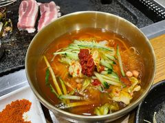 冷面-韩阳王石板烤肉