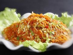 铁板粉丝圆白菜-龙香居海鲜家常菜饭店·特色驴肉·古城浑锅