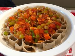 西红柿浇汁莜面-西贝莜面村(上海百联西郊店)