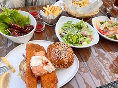 香炸鱼扒汉堡-Lets burger非常汉堡·环球风味(蓝色港湾店)