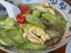 丝瓜炒滑牛肉-国强牛肉(洋河总店)