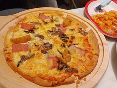 培根蘑菇披萨-芳草地西式融合餐厅(回龙窝店)