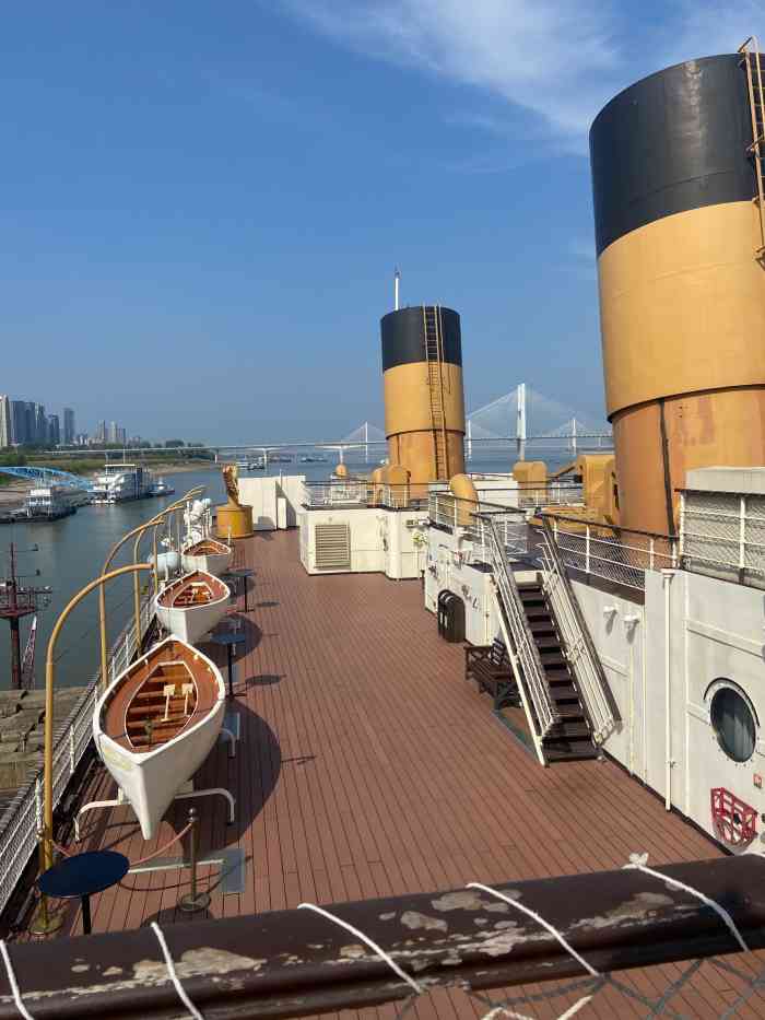 武汉知音号游船-"交通还算便利,到了汉口江滩时间还比较早,.