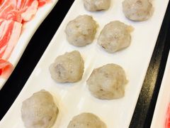 手工鲜虾滑-楼外楼大刀肉传统火锅居(幸福街店)