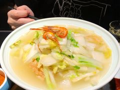 腐皮青菜-老头儿油爆虾·1987杭州烟火味(湖滨银泰in77D区店)