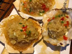 烤扇贝-三个蒙古大叔羊肉串(大宁店)