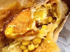 -小红车炸蛋葱油饼