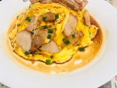 虾仁叉烧双拼滑蛋饭-旺记冰室(九龙中心大厦店)