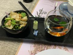 野香菜拌脆鱼肚-拂晓山房·私房川菜(西门店)