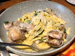 意大利手工宽面配新西兰刀贝-La Strada(安福路店)