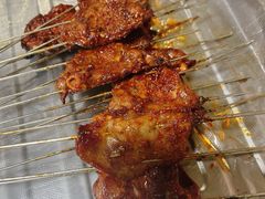 招牌鸡心-淏淋牛肉小串