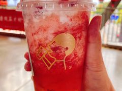 雪山莓莓桂花冻-喜茶(东莞汇一城店)