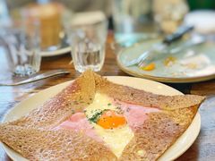 巴黎火腿鸡蛋芝士蘑菇可丽饼-RAC BAR(安福路店)