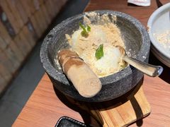 石烧香草冰淇淋-烧肉达人•炭火烧肉(新天地店)
