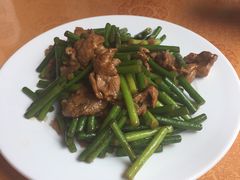 羊肉炒蒜苔-域乐楼清真饭庄(华北路店)