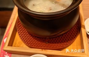 Vegetable Mushroom Pork Rice Porridge