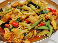 五花肉炒菜花-双井轩(双井店)