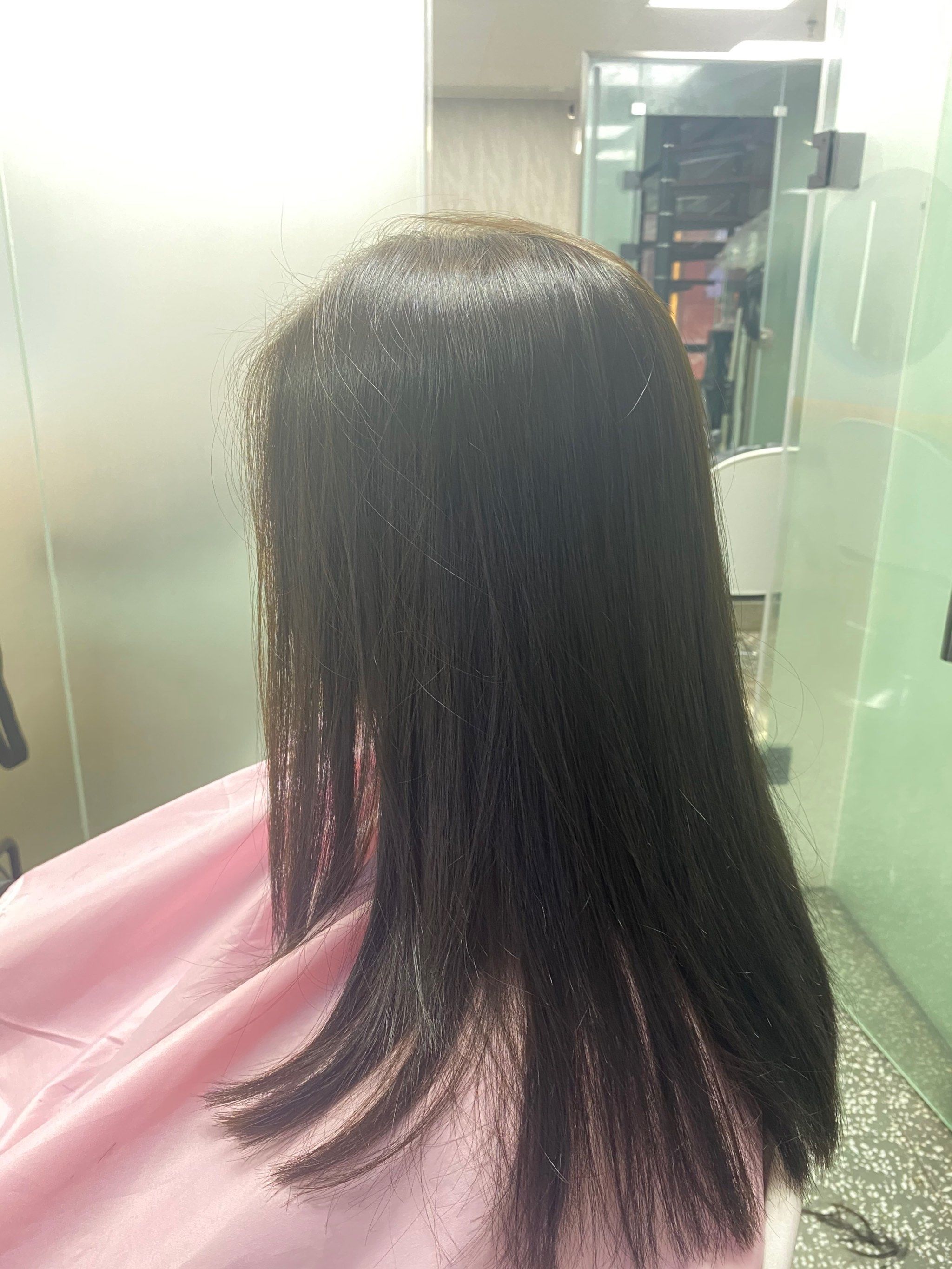 头发颜色轻柔过渡