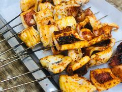 烤鱿鱼-杨姐大片肉烧烤