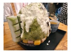 抹茶生乳かき氷-WONDER ICE 萬得冰田(建設路总店)