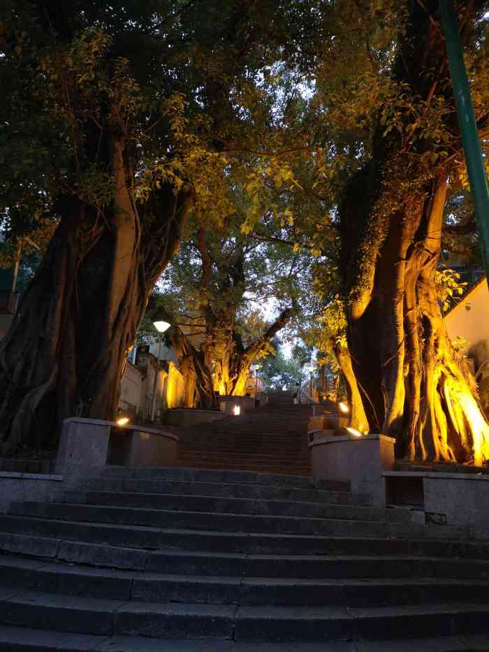 打分 嘉模公园晚上开灯的,喜欢夜游的不能错过…嘉模虚一带老房子很