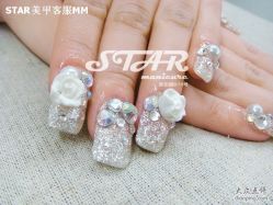 点击看大图 珠花(定制甲片)-STAR美甲店