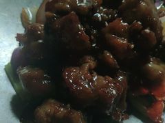 蒜香蜜汁排骨-绿茶餐厅(昌平悦荟店)