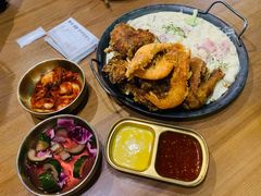 炸鸡配奶油年糕-HOTISLAND海鸡岛·韩国料理(江南西店)