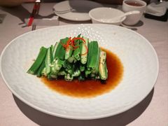 白灼生菜心-千百味红餐厅·江西菜(绿地双子塔店)