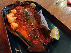 蕉叶柠檬烤清江鱼-中8楼风尚云南菜(颐堤港店)