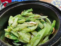 虾酱啫生菜梗-石岐乳鸽村(南海第三分店)