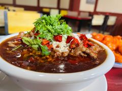 水煮牛肉-北大地皖峰饭馆