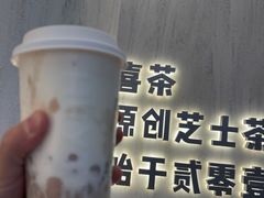 芋泥波波牛乳-喜茶(北京三里屯太古里店)