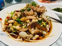 茭白扇贝章鱼-码头鲜精致威海菜(欧乐坊店)