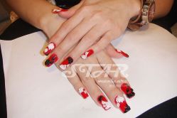 红与黑~还有个白~-STAR美甲店