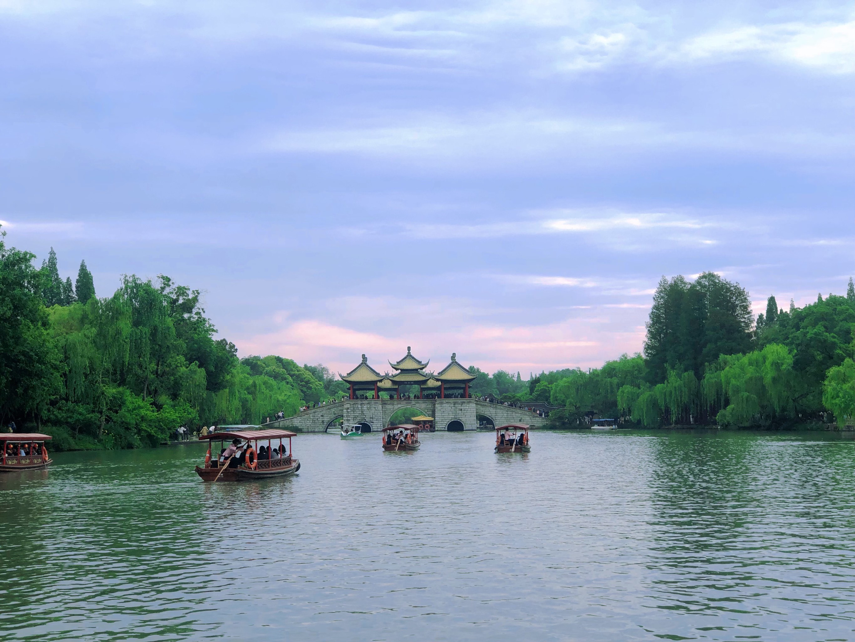 赞美扬州瘦西湖的景色图片