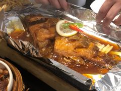 铁板锡纸深海鲈鱼-高第街56号餐厅(银座商城玉函店)